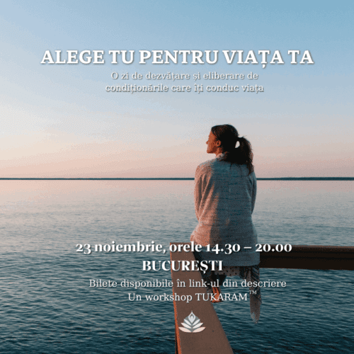Workshop Tukaram - 23 noiembrie