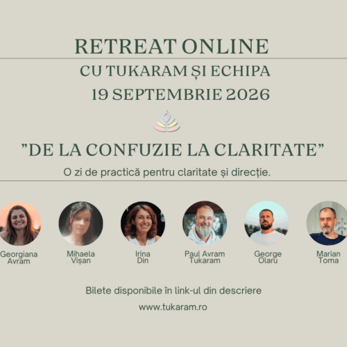 Retreat online 19 septembrie 2026