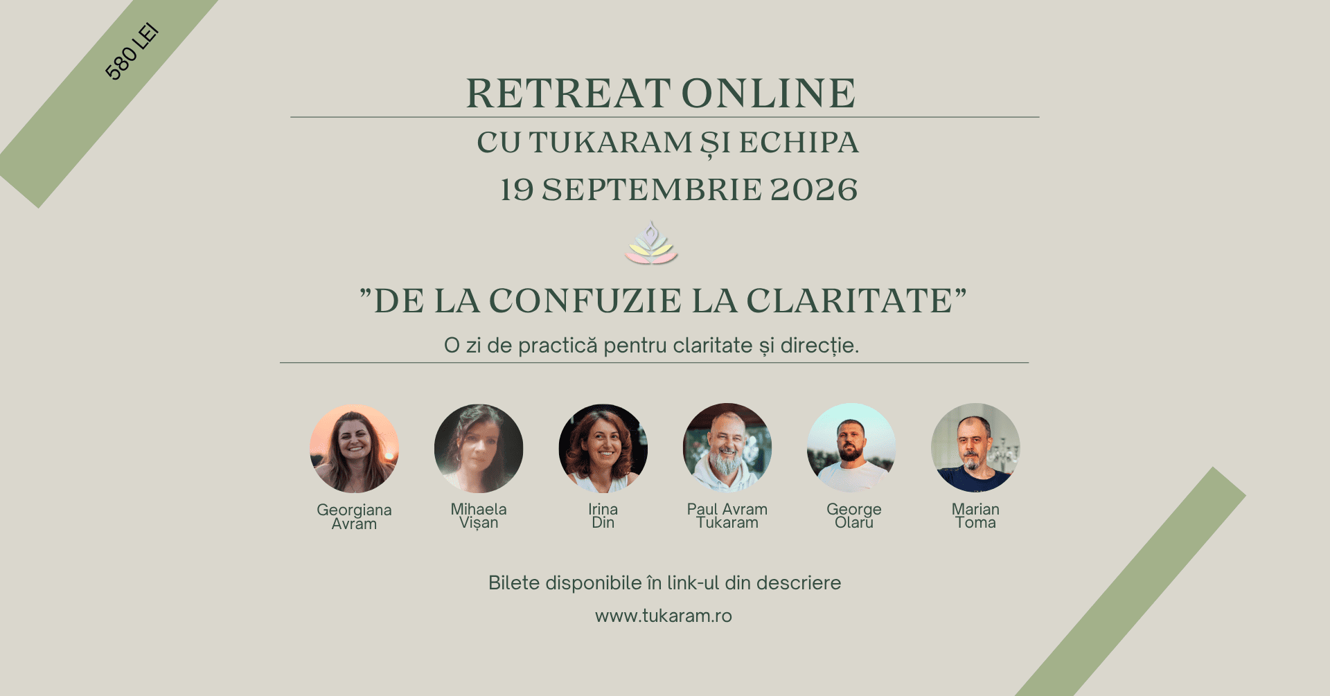 Retreat online 19 septembrie 2026 banner